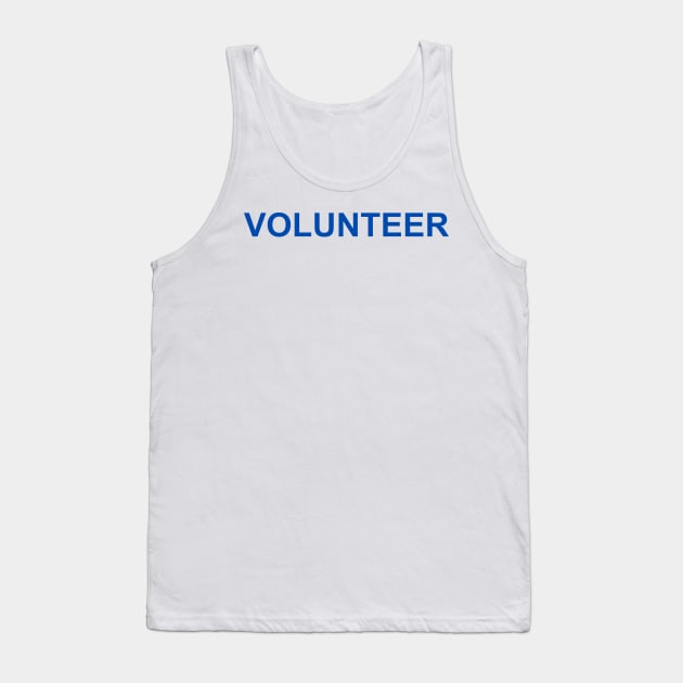 Volunteer - Blue Tank Top by DIYitCREATEit